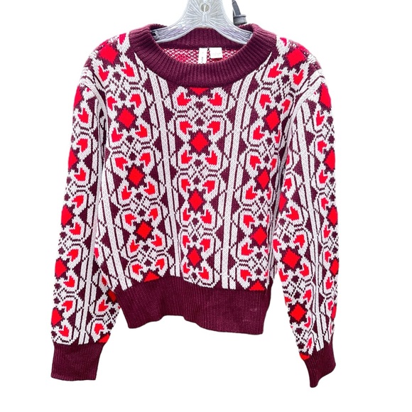 NWT Anthropologie MOTH Intarsia Pullover Sweater - Picture 2 of 8